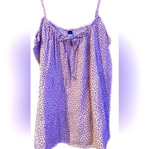 New Tiered Clip-Dot Swing Cami Top